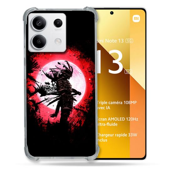 Coque Renforcée Pour Xiaomi Redmi Note 13 5G Voyage Japon Samourai