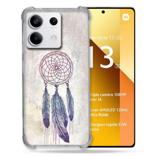 Coque Renforcée Pour Xiaomi Redmi Note 13 5G Zen Attrape Reve Blanc