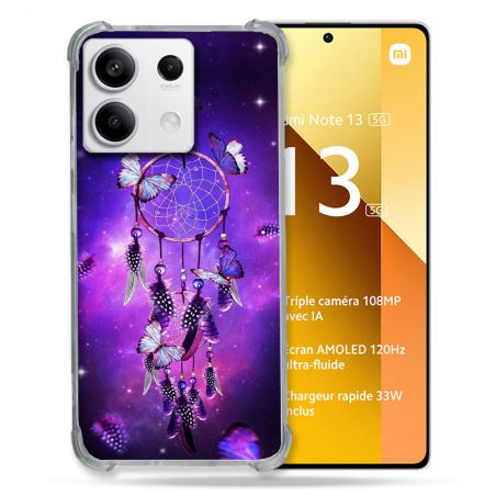 Coque Renforcée Pour Xiaomi Redmi Note 13 5G Zen Attrape Reve Papillon
