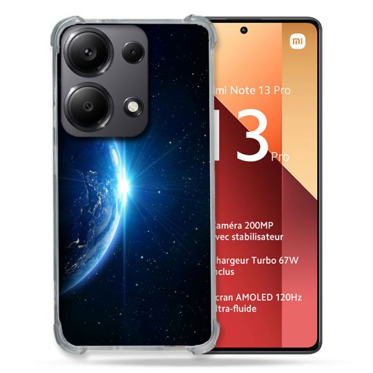 Coque Renforcé Pour Xiaomi Redmi Note 13 Pro 4G Univers Planete Terre