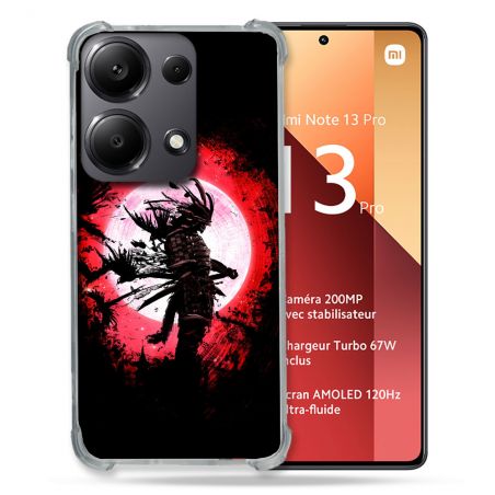 Coque Renforcé Pour Xiaomi Redmi Note 13 Pro 4G Voyage Japon Samourai