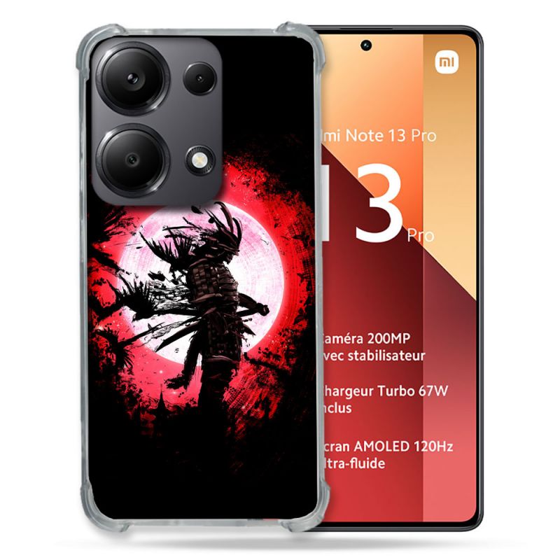 Coque Renforcé Pour Xiaomi Redmi Note 13 Pro 4G Voyage Japon Samourai