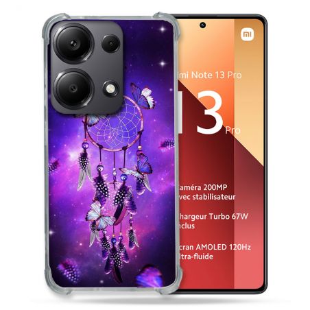 Coque Renforcé Pour Xiaomi Redmi Note 13 Pro 4G Zen Attrape Reve Papillon
