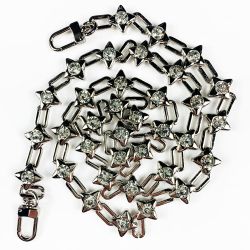 Coque Renforcée Transparente Pour Xiaomi Redmi Note 13 5G Lanière / Cordon Bijou Diamant Argent