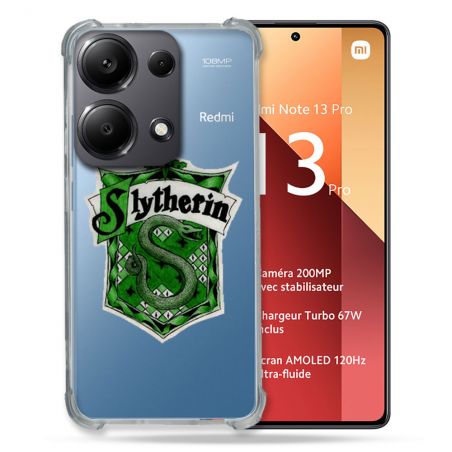 Coque Renforcé Transparente Pour Xiaomi Redmi Note 13 Pro 4G Harry Potter Slytherin