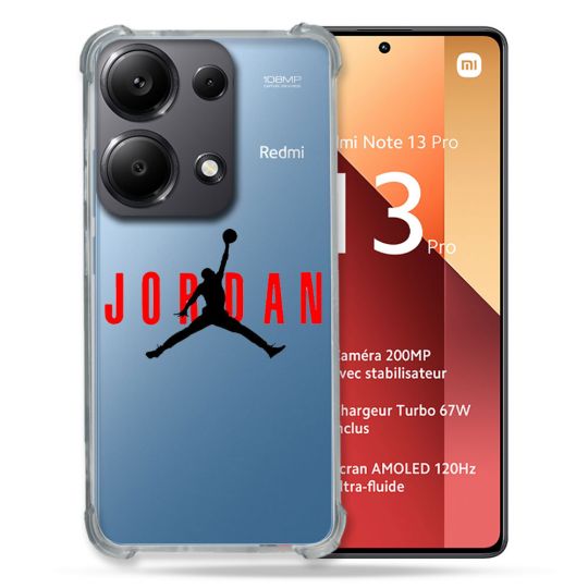 Coque Renforcé Transparente Pour Xiaomi Redmi Note 13 Pro 4G Jordan