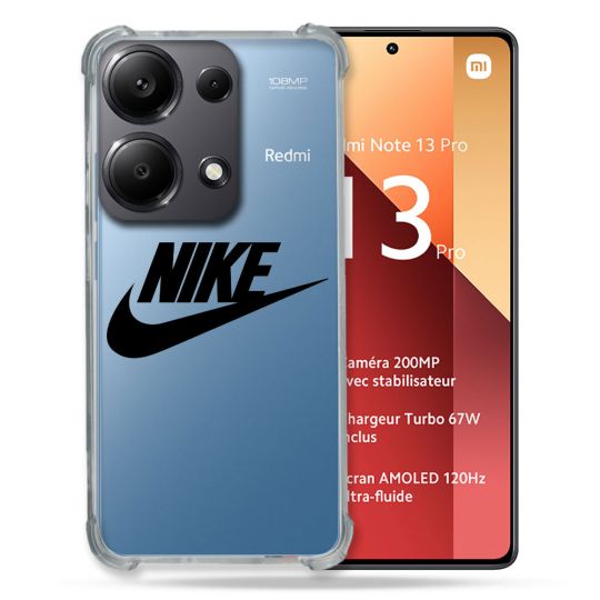 Coque Renforcé Transparente Pour Xiaomi Redmi Note 13 Pro 4G Nike