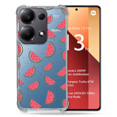 Coque Renforcé Transparente Pour Xiaomi Redmi Note 13 Pro 4G Pasteque