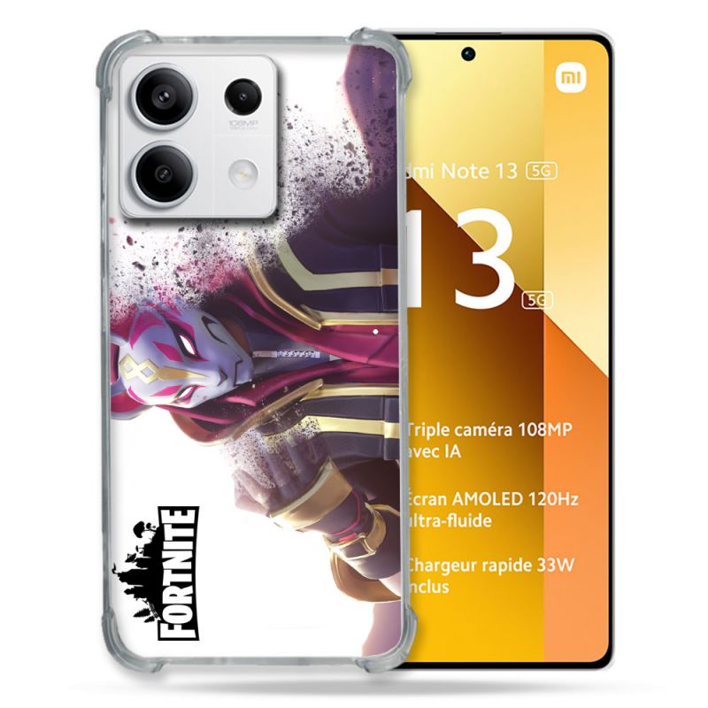 Coque Renforcée Pour Xiaomi Redmi Note 13 5G Fortnite Blanc