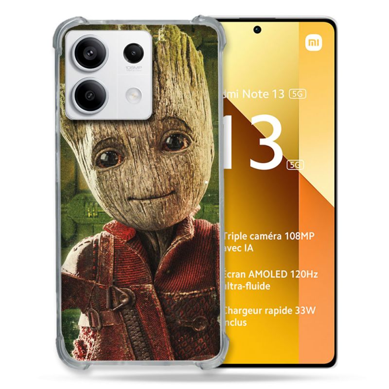 Coque Renforcée Pour Xiaomi Redmi Note 13 5G Groot Vert