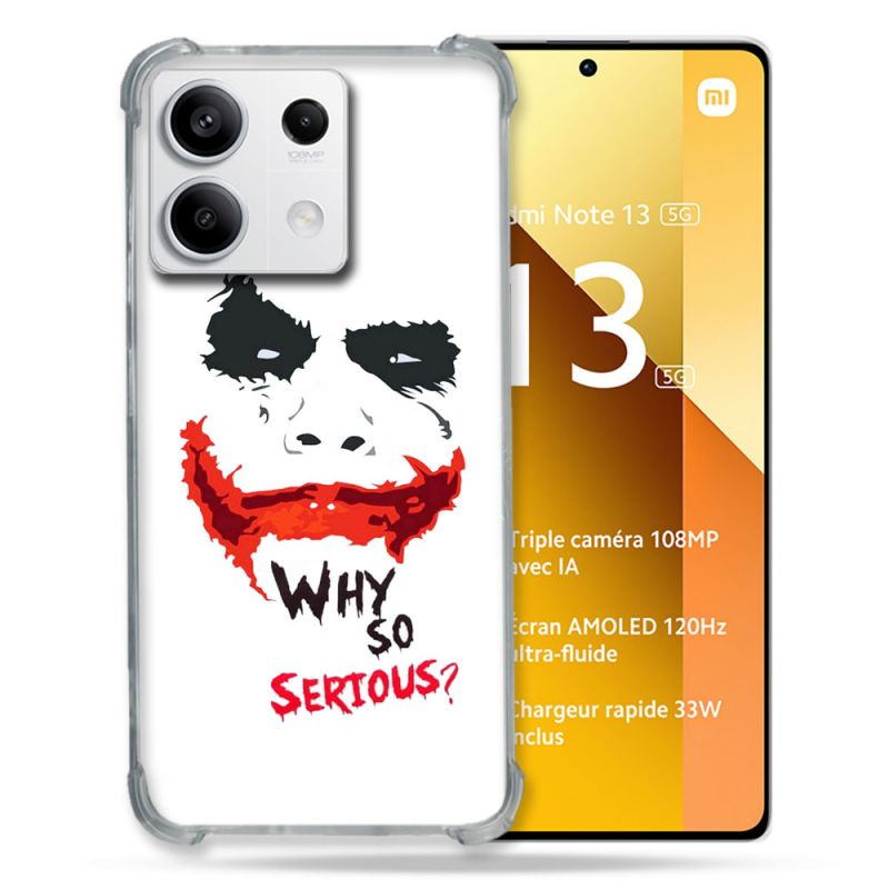 Coque Renforcée Pour Xiaomi Redmi Note 13 5G Joker Blanc