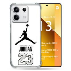 Coque Renforcée Pour Xiaomi Redmi Note 13 5G Jordan 23 Blanc