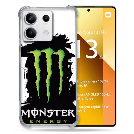 Coque Renforcée Pour Xiaomi Redmi Note 13 5G Monster Energy Tache