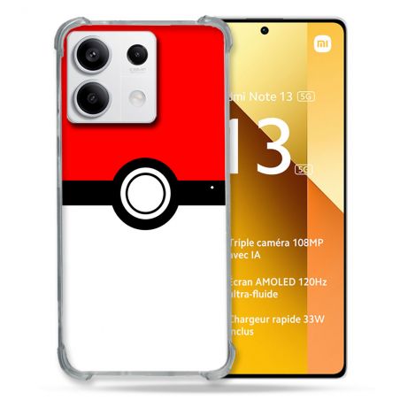 Coque Renforcée Pour Xiaomi Redmi Note 13 5G Pokemon Pokeball