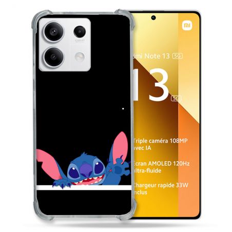 Coque Renforcée Pour Xiaomi Redmi Note 13 5G Stitch Noir