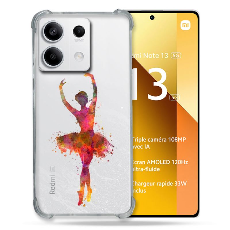 Coque Renforcée Transparente Pour Xiaomi Redmi Note 13 5G Danseuse etoile