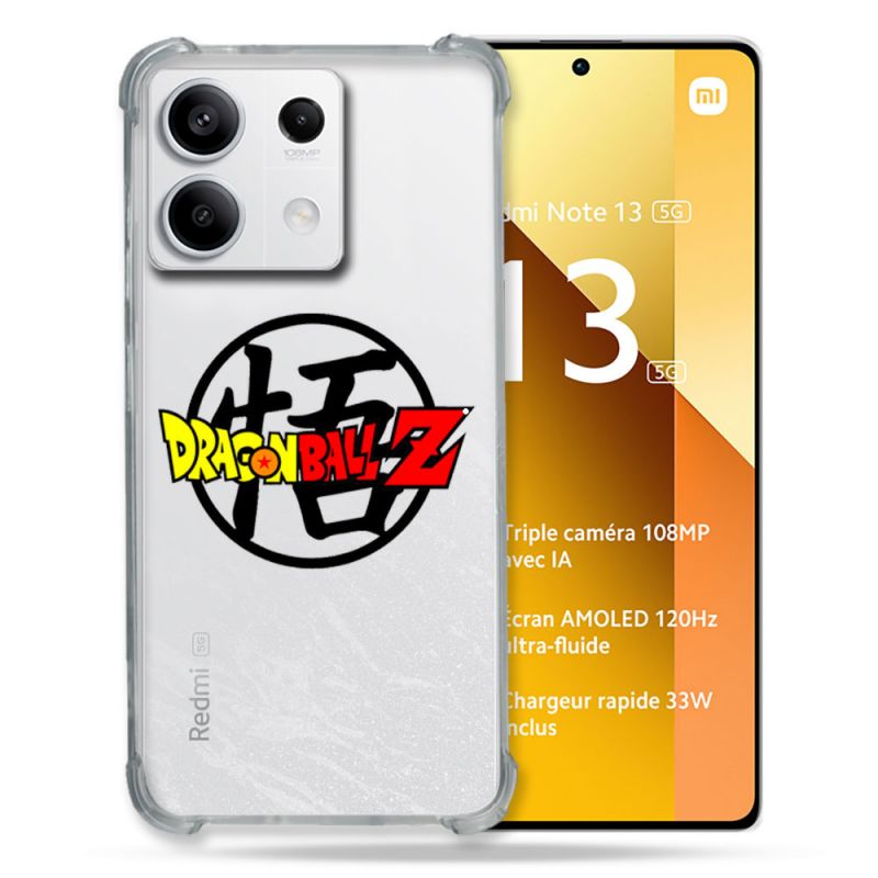 Coque Renforcée Transparente Pour Xiaomi Redmi Note 13 5G Dragon Ball Logo