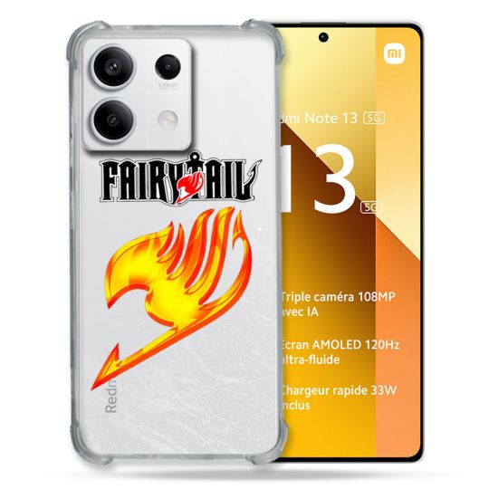 Coque Renforcée Transparente Pour Xiaomi Redmi Note 13 5G Fairy Tail
