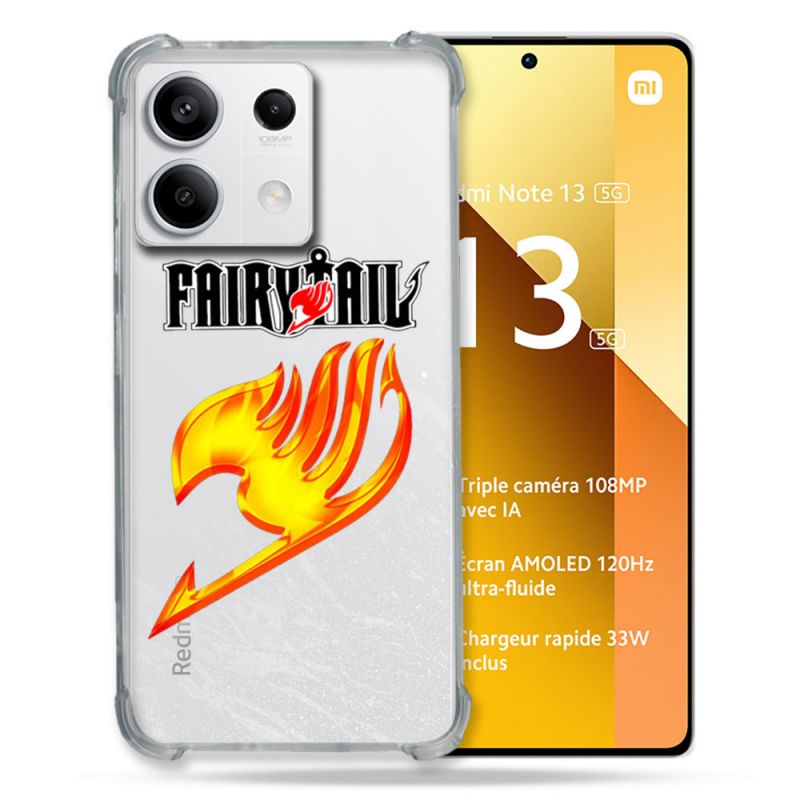 Coque Renforcée Transparente Pour Xiaomi Redmi Note 13 5G Fairy Tail
