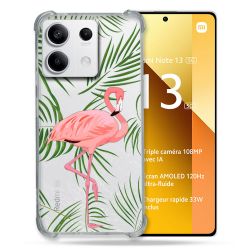 Coque Renforcée Transparente Pour Xiaomi Redmi Note 13 5G Flamant Rose