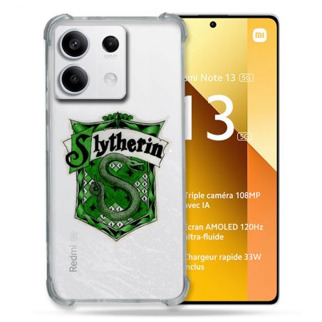 Coque Renforcée Transparente Pour Xiaomi Redmi Note 13 5G Harry Potter Slytherin