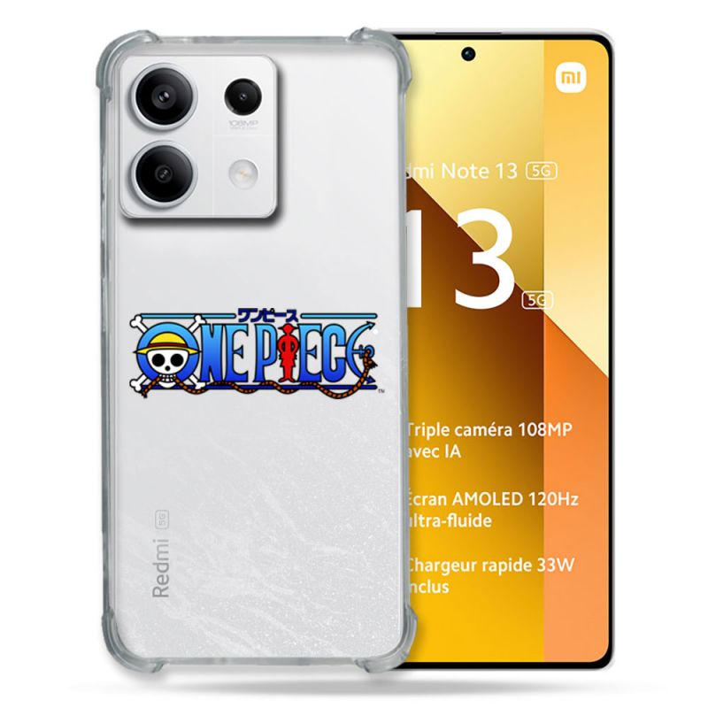 Coque Renforcée Transparente Pour Xiaomi Redmi Note 13 5G One Piece Logo