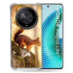 Coque Renforcé Pour Honor Magic 6 Lite 5G Animal Ecureuil Bois