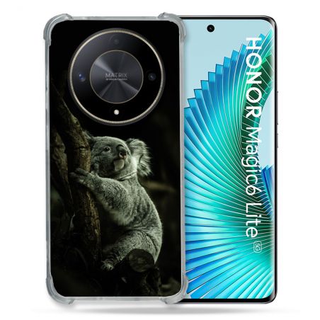 Coque Renforcé Pour Honor Magic 6 Lite 5G Animal Koala Noir