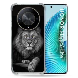 Coque Renforcé Pour Honor Magic 6 Lite 5G Animal Lion Majestueux