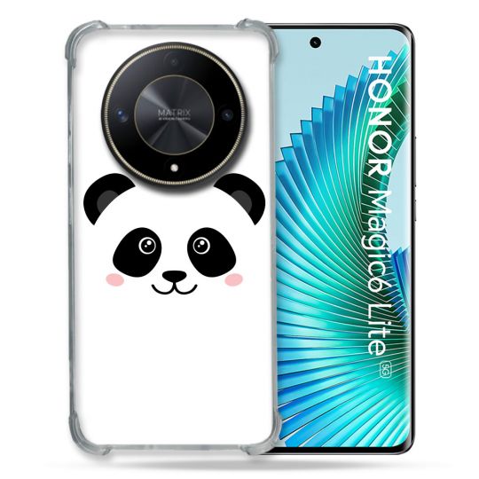 Coque Renforcé Pour Honor Magic 6 Lite 5G Animal Panda Blanc