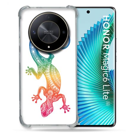Coque Renforcé Pour Honor Magic 6 Lite 5G Animal Salamandre Color