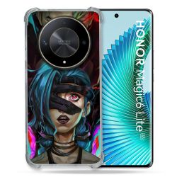 Coque Renforcé Pour Honor Magic 6 Lite 5G Arcane Jynx Bleu