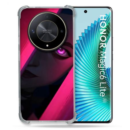 Coque Renforcé Pour Honor Magic 6 Lite 5G Arcane Jynx Rose