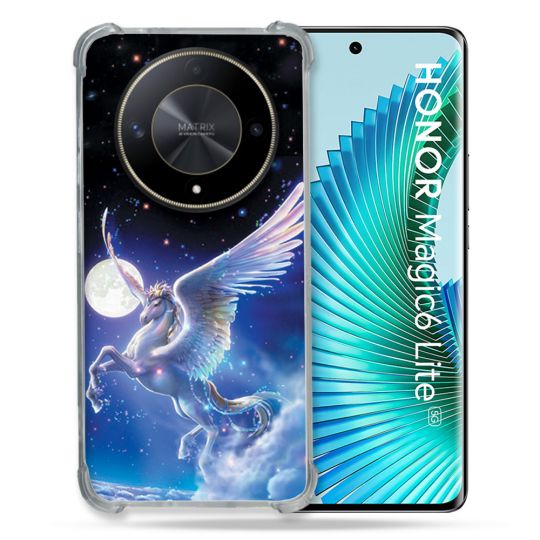 Coque Renforcé Pour Honor Magic 6 Lite 5G Fantastique Licorne Céleste
