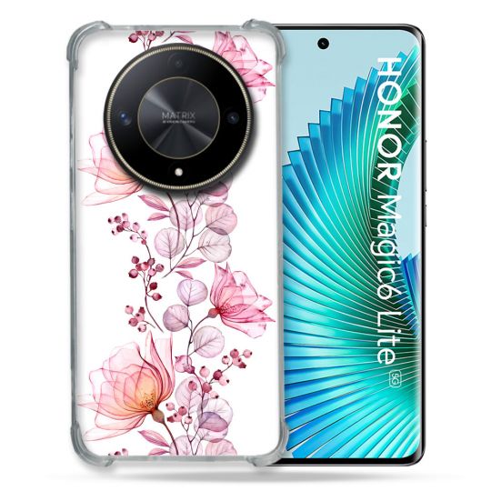 Coque Renforcé Pour Honor Magic 6 Lite 5G Fleur Eclosion