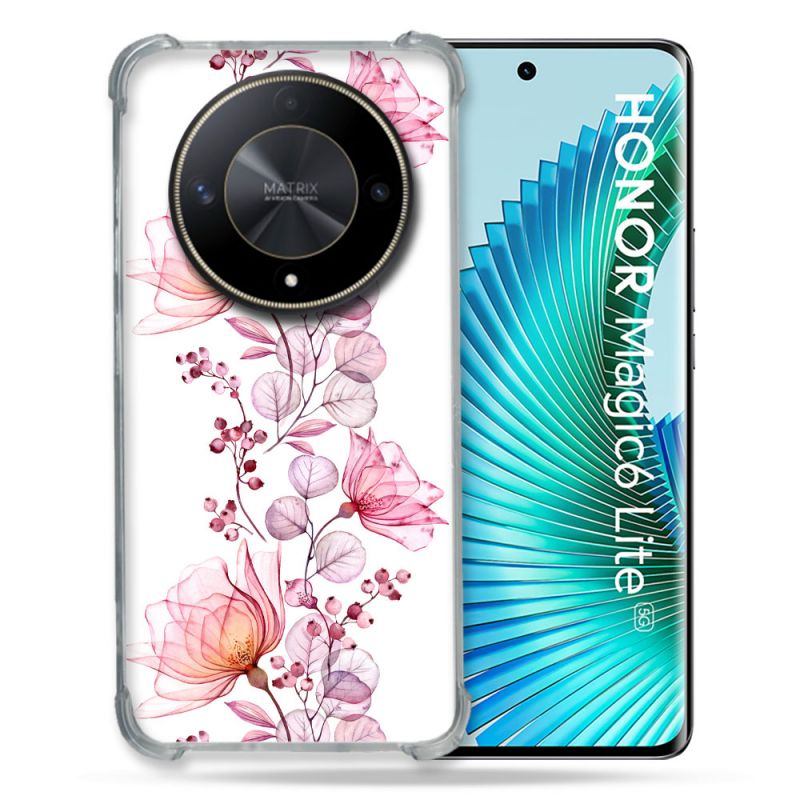 Coque Renforcé Pour Honor Magic 6 Lite 5G Fleur Eclosion