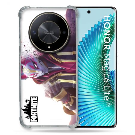 Coque Renforcé Pour Honor Magic 6 Lite 5G Fortnite Blanc
