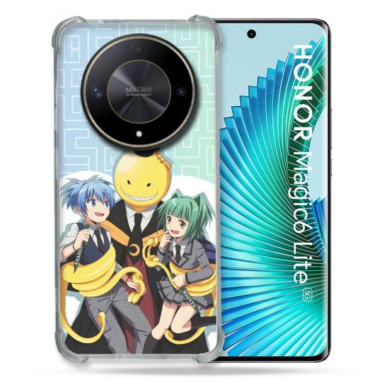 Coque Renforcé Pour Honor Magic 6 Lite 5G Manga Assassination Classroom Kuro Trio