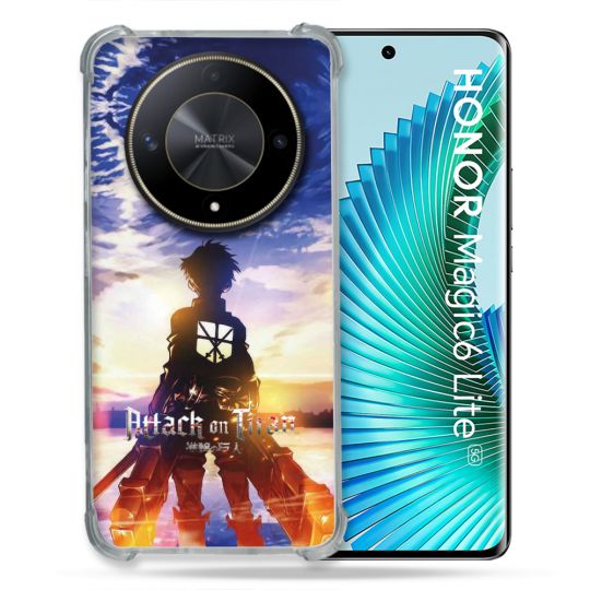 Coque Renforcé Pour Honor Magic 6 Lite 5G Manga Attaque Titans Soleil
