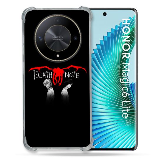 Coque Renforcé Pour Honor Magic 6 Lite 5G Manga Death Note Noir
