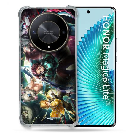 Coque Renforcé Pour Honor Magic 6 Lite 5G Manga Demon Slayer Groupe