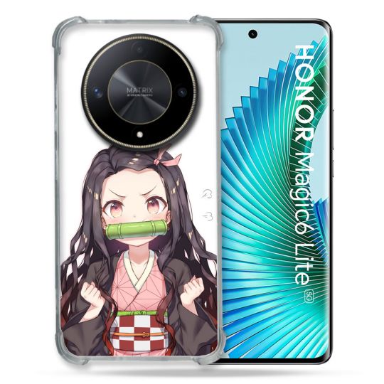 Coque Renforcé Pour Honor Magic 6 Lite 5G Manga Demon Slayer Nezuko