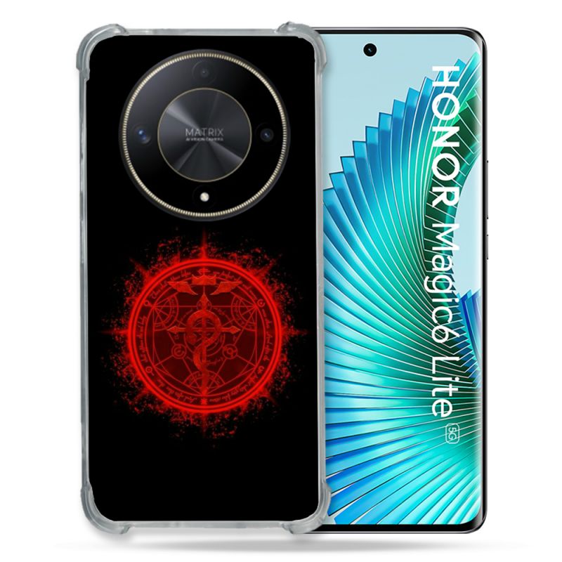 Coque Renforcé Pour Honor Magic 6 Lite 5G Manga Fullmetal Alchemist Logo