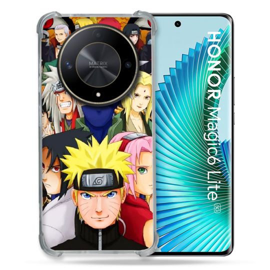 Coque Renforcé Pour Honor Magic 6 Lite 5G Manga Naruto Team