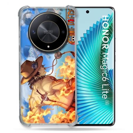 Coque Renforcé Pour Honor Magic 6 Lite 5G Manga One Piece Ace Color
