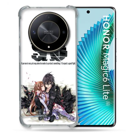 Coque Renforcé Pour Honor Magic 6 Lite 5G Manga SAO sword Art Online Blanc