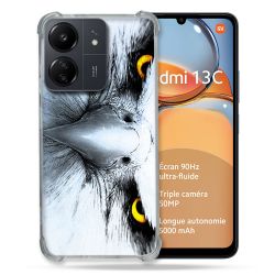Coque Renforcé Pour Xiaomi Redmi 13C Animal Aigle Royal Blanc