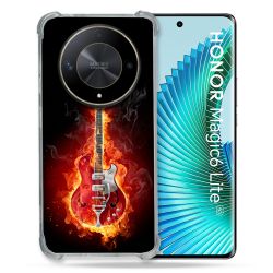 Coque Renforcé Pour Honor Magic 6 Lite 5G Musique Guitare Electrique