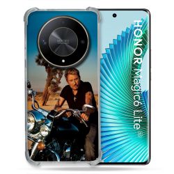 Coque Renforcé Pour Honor Magic 6 Lite 5G Musique Johnny Hallyday Moto