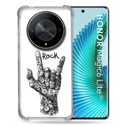 Coque Renforcé Pour Honor Magic 6 Lite 5G Musique Rock Main